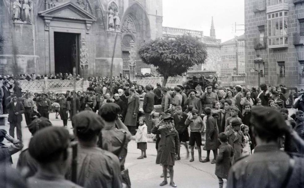 75 aniversario del golpe de Estado e inicio de la Guerra Civil en la capital burgalesa. 