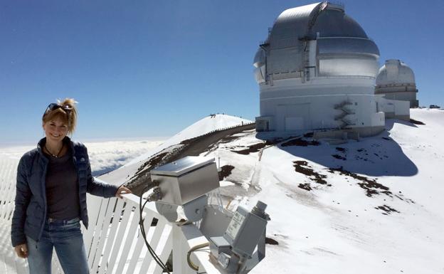 La doctora en Astrofísica Eva Villaver. 