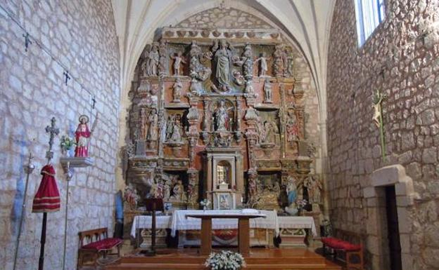 Retablo de la iglesia de Santa Eulalia de Cardeñuela Riopico.