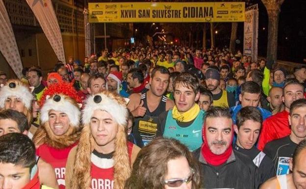 Salida de la San Silvestre Cidiana de 2017.