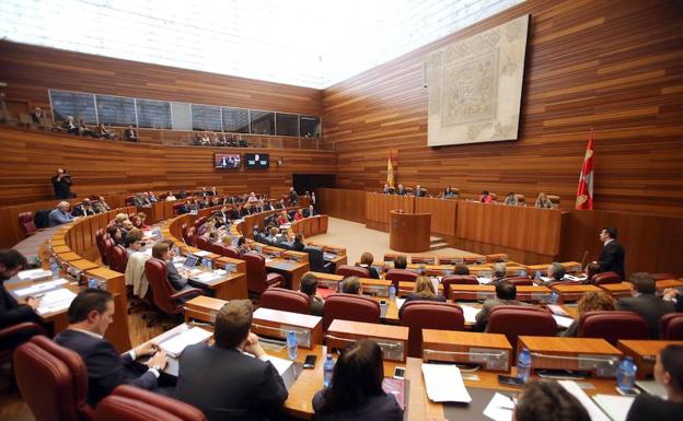 Las Cortes de Castilla y León, durante un pleno.