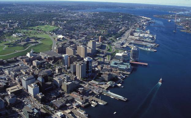 Vista de la ciudad canadiense de Halifax. 