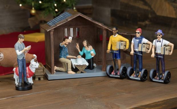 El pesebre hípster de Modern Nativity.