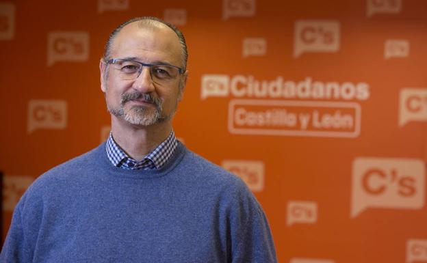 Luis Fuentes, portavoz de Ciudadanos en Castilla y León. 