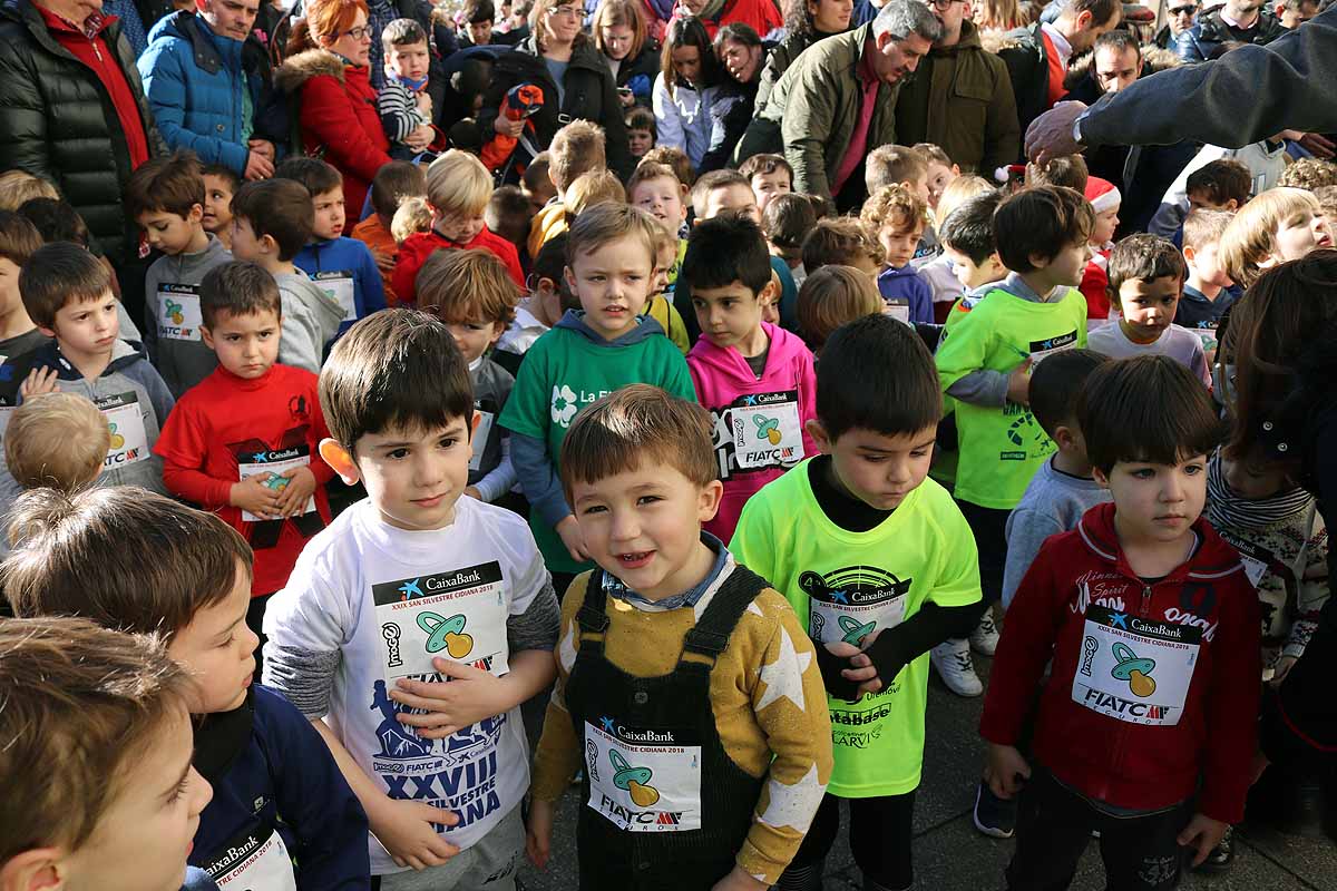 Cientos de niños han participado en la última mañana del año en la XXIX San Silvestre Cidiana