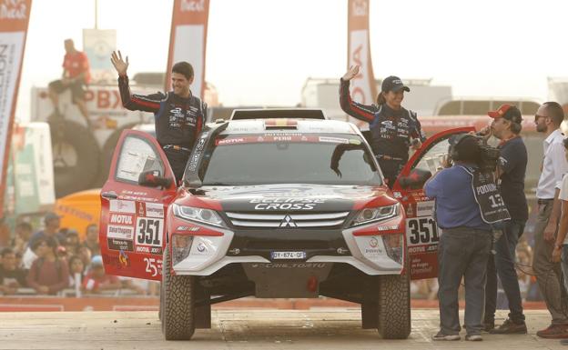 Imagen principal - Cristina Gutiérrez afronta con muchas ganas la salida del Dakar