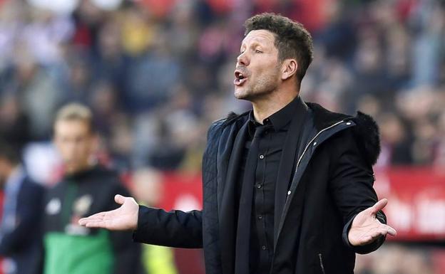 Diego Pablo Simeone, durante un partido. 