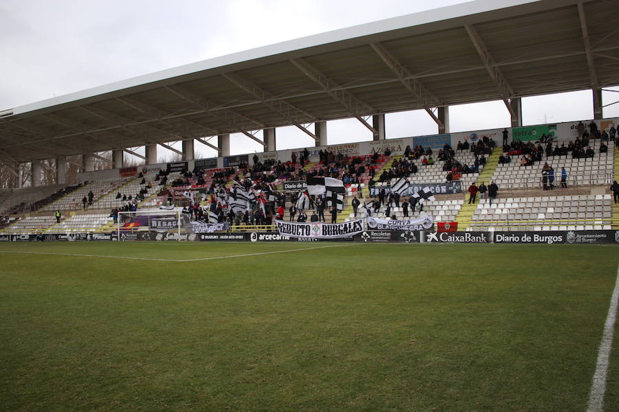 Los burgalesistas han disfrutado de la victoria de su equipo por dos goles a cero frente a la Ponferradina.