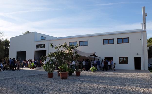 Exterior de Bodegas Fusión, en Aranda de Duero. 