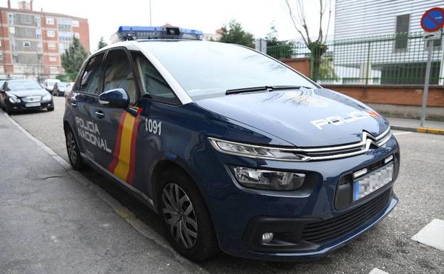 Coche de la Policía Nacional de Valladolid.