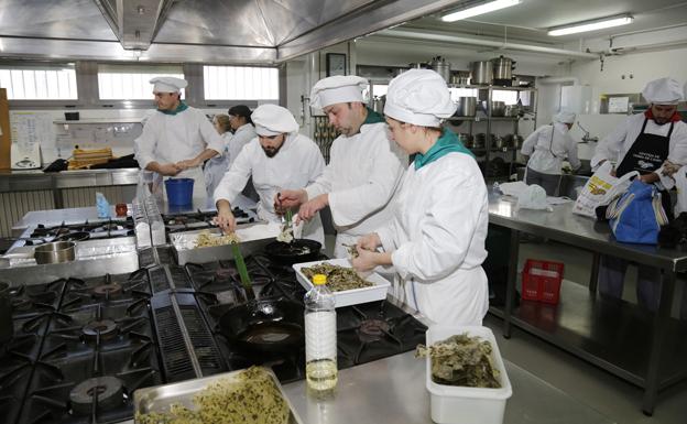 Concurso de cocina sobre la lenteja de Tierra de Campos el pasado