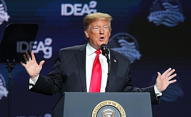 El presidente estadounidense, Donald Trump. 