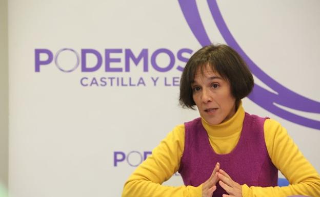 La responsable autonómica de Migración y Retorno de Podemos, Amada Peñalosa, 