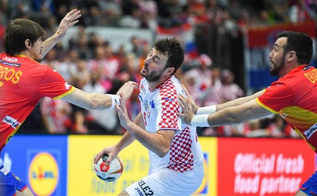 España se atasca ante Croacia