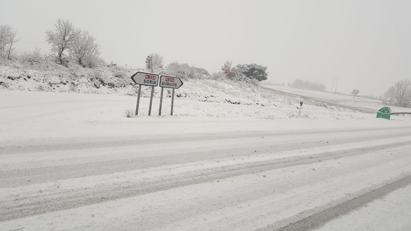 Fotos: La nieve pinta la provincia