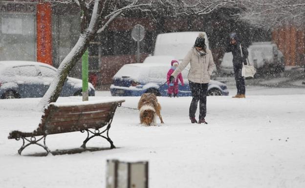 Nieve en León. 