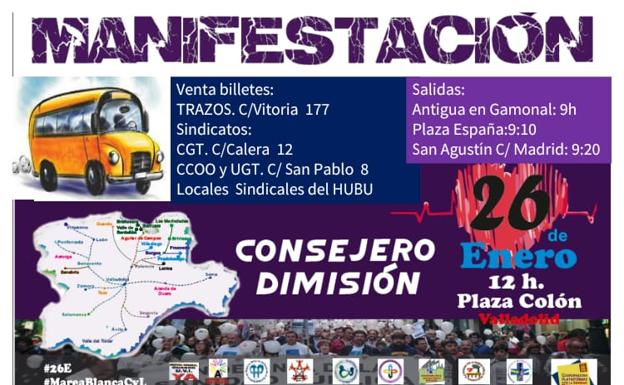 La plataforma de Burgos ya tiene organizados los autobuses