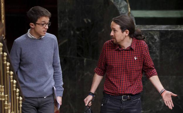 Íñigo Errejón y Pabo Iglesias.