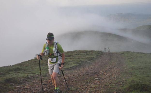 El atleta Óscar Arriba durante una prueba anterior. 