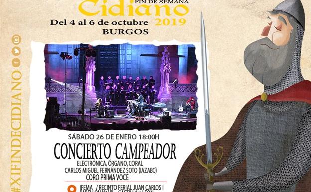 Cartel del Concierto 'Campeador'. 