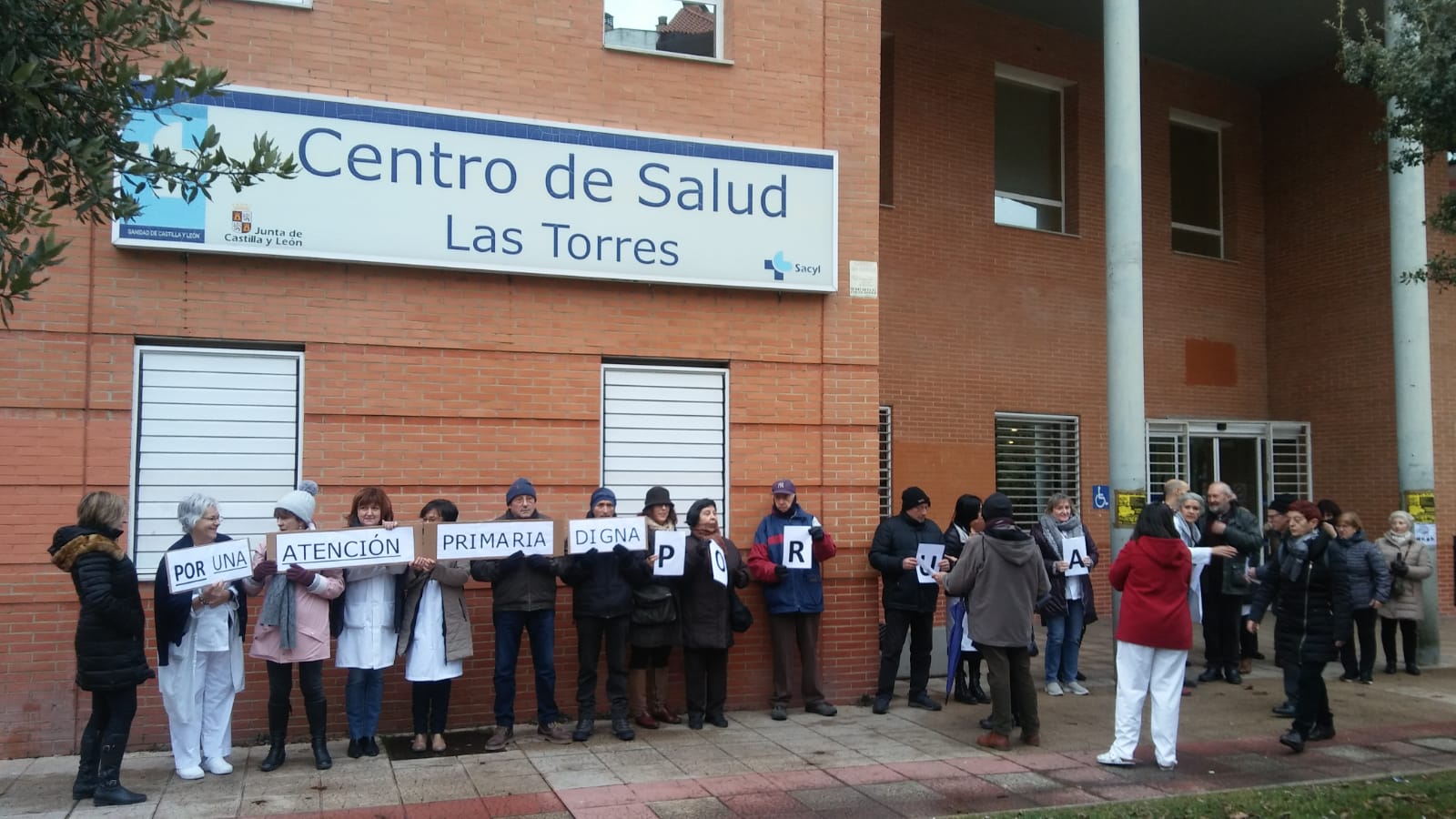 La movilización se ha secundado también en el resto de centros de salud de Burgos