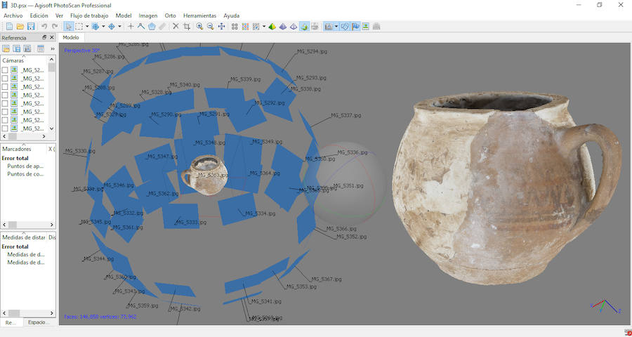 Esperanza Martín, Manuel Gil, Samuel Lahoz y Zoilo Perrino están localizando, registrando de manera precisa y documentando fotográficamente el rico patrimonio arqueológico de Poza de la Sal.