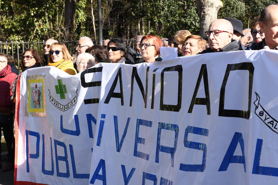 Fotos: Manifestación en Valladolid en defensa de la sanidad pública de Castilla y León