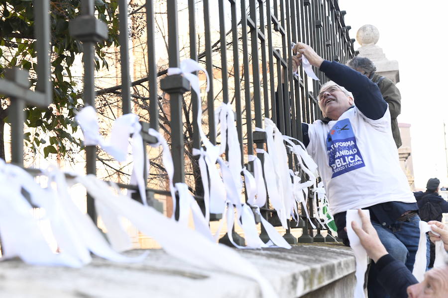 Fotos: Manifestación en Valladolid en defensa de la sanidad pública de Castilla y León