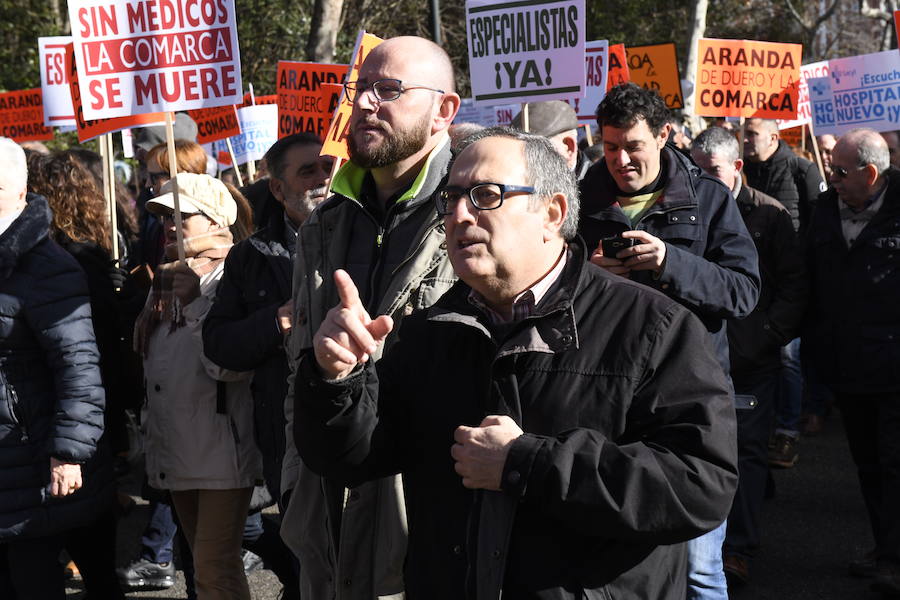 Fotos: Manifestación en Valladolid en defensa de la sanidad pública de Castilla y León