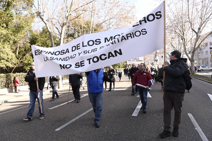 Fotos: Manifestación en Valladolid en defensa de la sanidad pública de Castilla y León