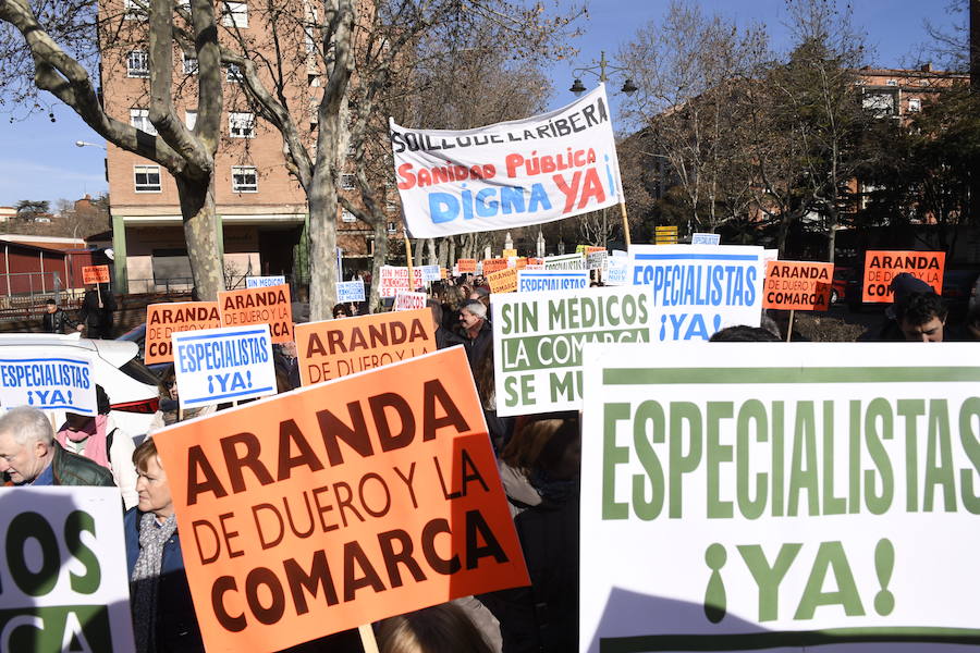 Fotos: Manifestación en Valladolid en defensa de la sanidad pública de Castilla y León