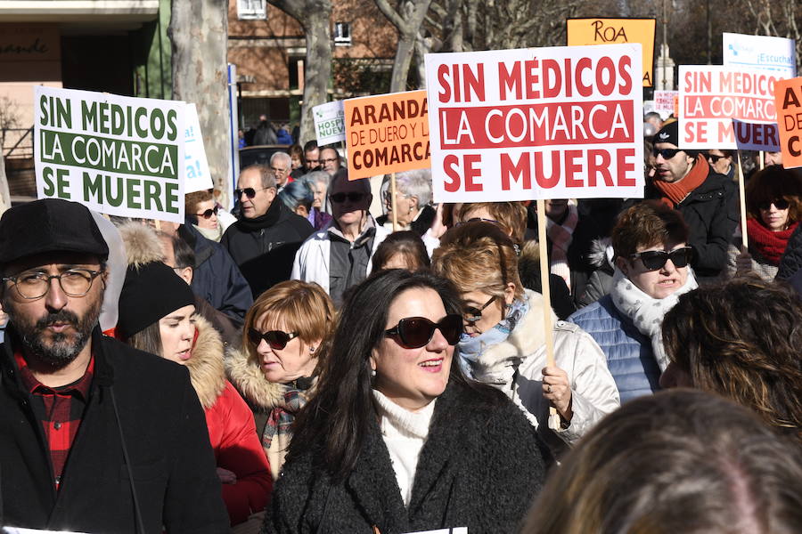 Fotos: Manifestación en Valladolid en defensa de la sanidad pública de Castilla y León