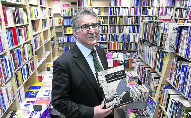 Jose María Juarranz en la librería Margen.