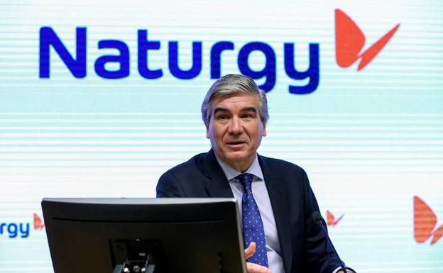 El presidente de Naturgy, Francisco Reynés, hoy en Madrid. 