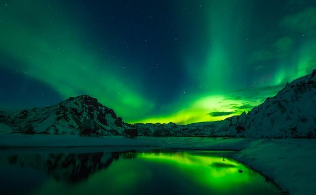 Aurora en Islandia. 