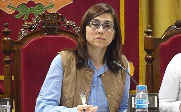 La alcaldesa de Aranda de Duero, Raquel González.