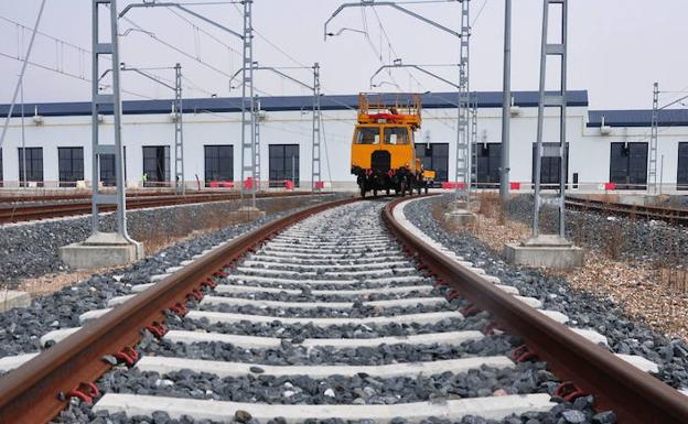 Instalaciones de los nuevos talleres de Renfe. 