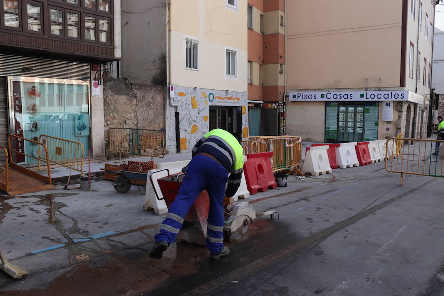 Fotos: Comienza la segunda fase de las obras de la plaza Hortelanos