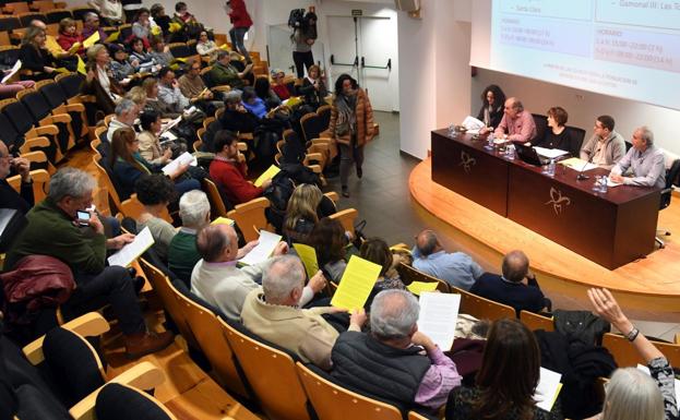 Imagen de la última reunión del Colegio de Médicos. 