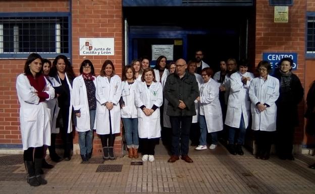 Imagen de las últimas concentraciones sanitarias en los centros de salud