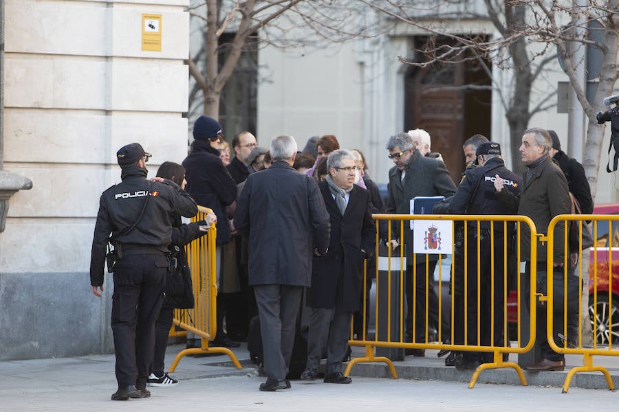 Comienza en el Tribunal Supremo el juicio por el proceso independentista en Cataluña.