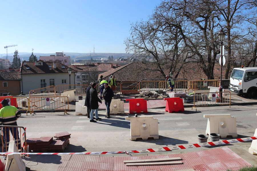 Se invertirán 200.000 euros en un adecentamiento en las traseras de la iglesia de San Lesmes y se han destinado 100.000 euros a renovar pavimento y canalizaciones en Doña Jimena