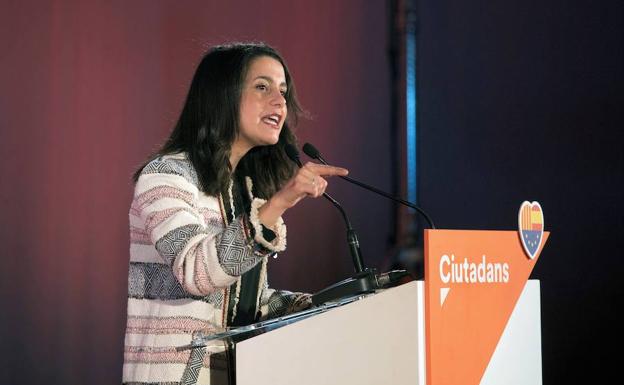 La líder de Ciudadanos en Cataluña, Inés Arrimadas.