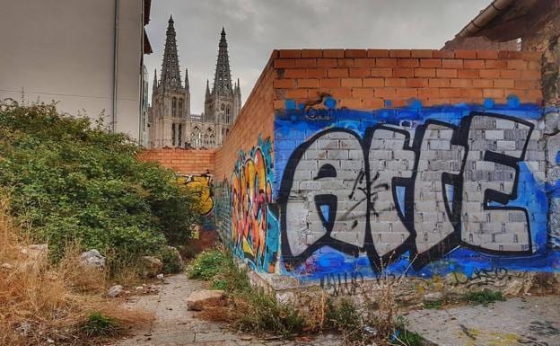 Graffiti en el llamado Callejón de Las Brujas. 