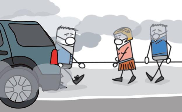 Ecologistas en Acción achaca la contaminación atmosférica en Burgos al tráfico y no al polvo del desierto