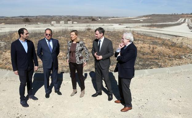 Pilar del Olmo ha visitado esta mañana las obras