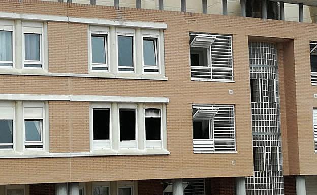 Imagen del piso en el que se ha producido el incendio