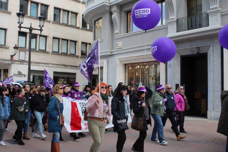 Las reivindicaciones del 8 de Marzo han movilizado, conjuntamente, a estudiantes y trabajadoras contra la discriminación laboral de las mujeres y el techo de cristal