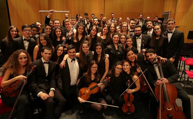 La Joven Orquesta Sinfónica de Burgos. 