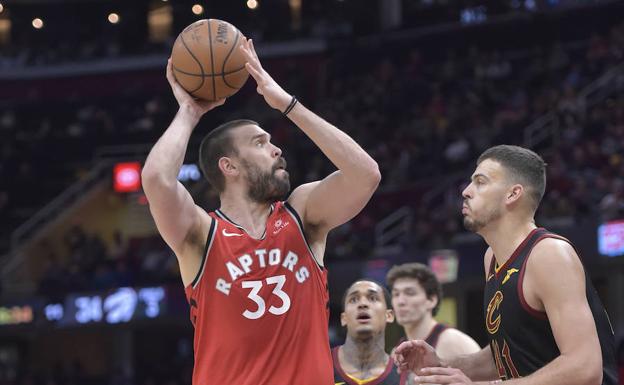 Marc Gasol, durante el partido. 